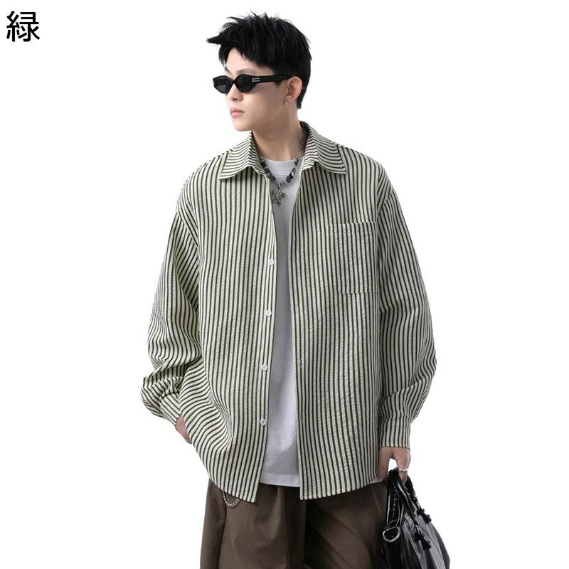カジュアルシャツ メンズ 長袖 ストリート シャツジャケット 開襟 クラシック 窮屈感のない シンプル 春夏秋着 薄手 日焼け止め 軽い 速乾通気 吸汗 着まわし アウトドア 街着 おしゃれ