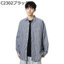 メンズ 開襟シャツ カジュアルシャツ ストライプ 縞柄 薄手 長袖 春秋着 コート カジュアル 体型カバー 着回し力 ファッション 吸汗速乾 汗染み防止 快適 ...