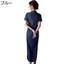 チャイナ服 ワンピースドレス レディース チャイナドレス 民族衣装 チャイナ風 民族風 伝統服 着痩せ スリット 半袖 柔らかい コンフォート 中華風 春夏秋 写真 美脚 演出用 デイリー