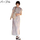 チャイナ服 レディース 縞柄 プリント 民族衣装 ワンピースドレス チーパオ ロング丈 スタンドカラー チャイナ風 中華服 ワンピ スリット 夏服 若者 宴会 ...