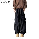 ズボン カーゴパンツ メンズ ルーズパンツ ワークパンツ ウォッシュ加工 ゴムウェスト 長ズボン ピンダック 多機能 春秋着 ゆったり ワイド ユニセックス タクティカルパンツ ずぼん 作業着(4)