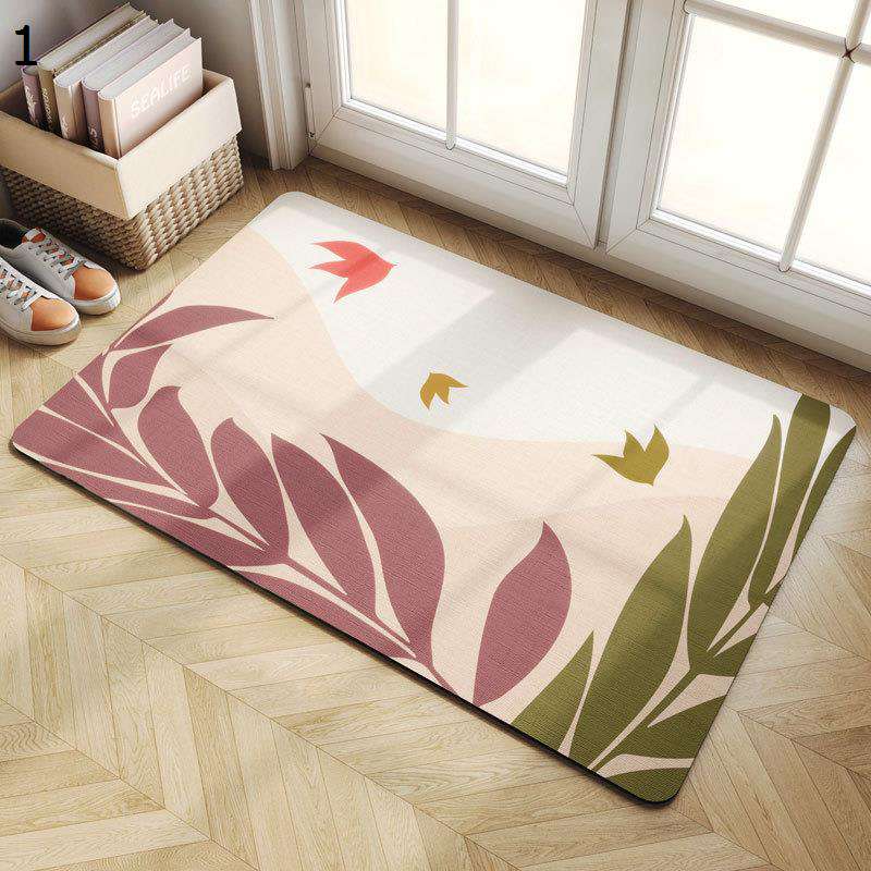 バスマット 高吸水力 モダン お風呂マット 浴室マット ソフト 北欧風 薄手 多層構造 通気性 洗濯耐久性 滑り止め 大判 マイクロファイバー 防臭 掃除容易 丸洗え 洗濯場 脱衣場 屋内