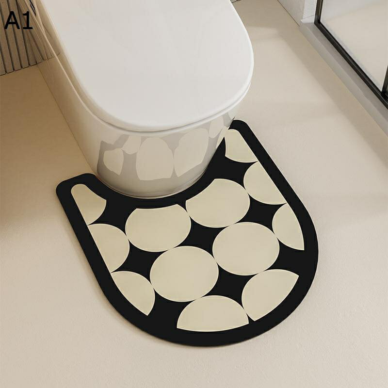 バスマット トイレマット 速乾 吸水 足拭きマット 浴室マット ソフト おしゃれ 天然素材 無臭 滑り止め..