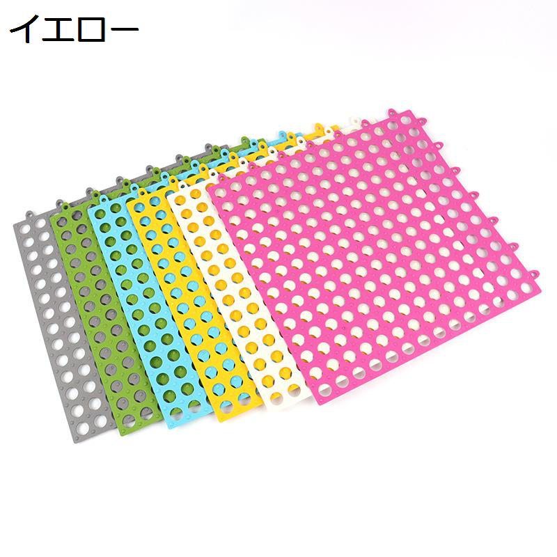 ジョイントマット お風呂マット 浴室内 30枚 大判 すべりどめ 30*30cm 風呂用すのこ DIYマット 抗菌速..