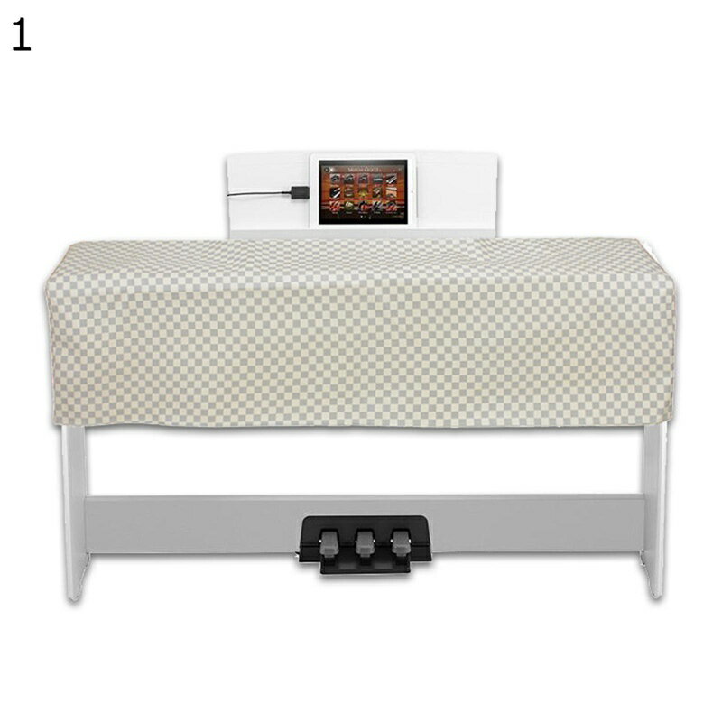 ピアノカバー PUレザー ハーフカバー 標準直立型ピアノ用カバー アップライト キーボード掛け ピアノ鍵盤タオル 保護布 傷防止 防塵タオル ピアノ掛け ほこり防止 電子ピアノ デジタル ヨモダン