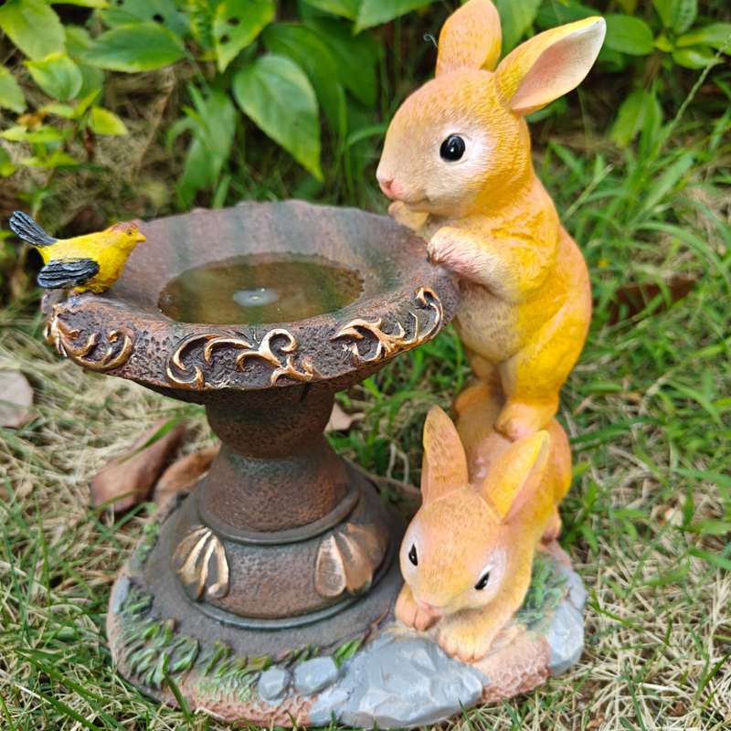 ガーデニング ソーラーライト 兎 ガーデン装飾 ウサギ かわいい 庭 オーナメント 樹脂 防水 屋外 園芸雑貨 インテリア プレゼント ベランダ 庭園 アウトドア 屋外 庭飾り 屋外用彫像