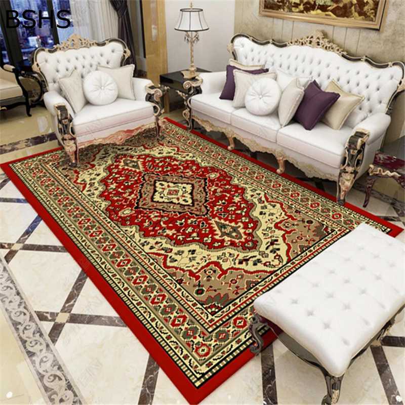 センターラグ 民族風 花柄カーペット フロアマット ペルシャ スクエア リビングパット 絨毯 敷物 インテリアマット すべり止め ヴィンテージ 贅沢 アンティーク 掃除やすい エレガント