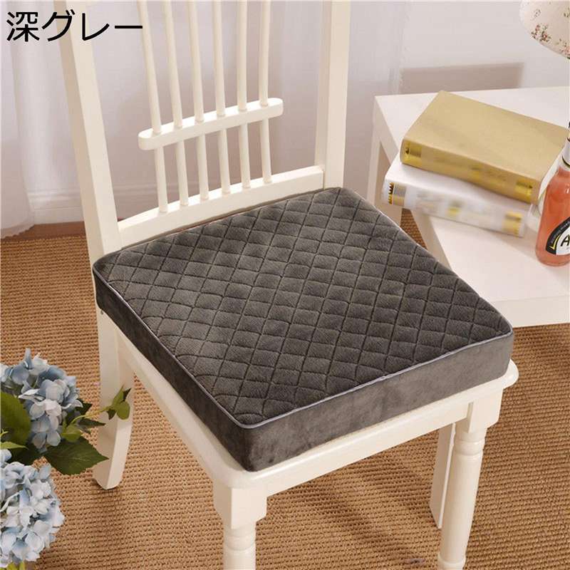 座布団 角型 クッション チェア ハイチェア 腰痛改善 食事 お昼寝 テレワーク オールシーズン 在宅ワーク 楽な姿勢 汚れ目立ちにくい ..
