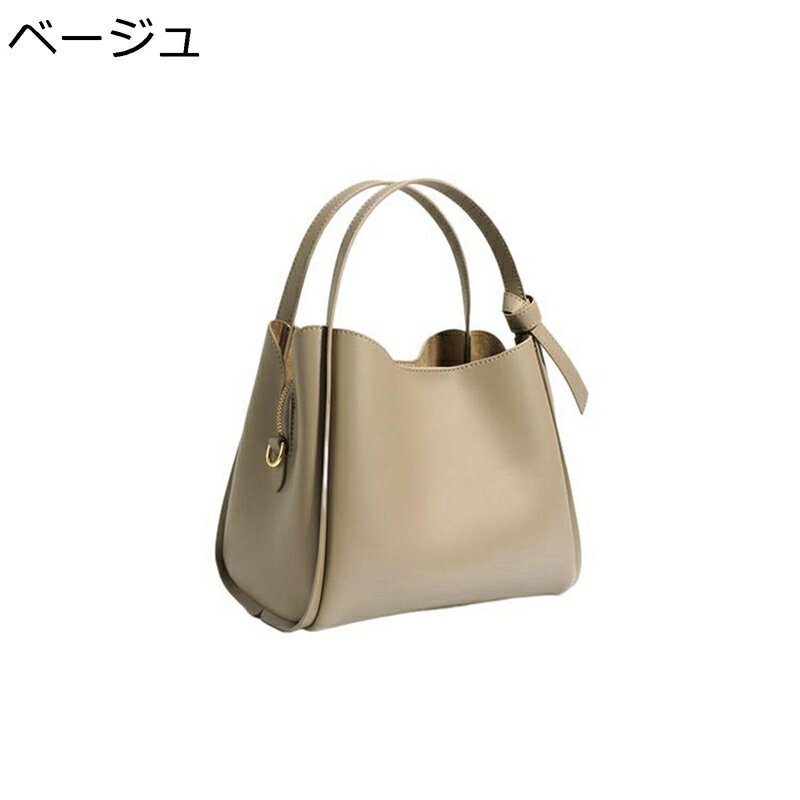 ハンドバッグ 本革 バケツバッグ バケツ型 レディース レザー 仕切り ポケット キューブ型 肩掛けバッグ 小さめ 軽い オールシーズン 手提げ シンプル かわいい おしゃれ かばん 多機能 お仕事 グリボンを贈る