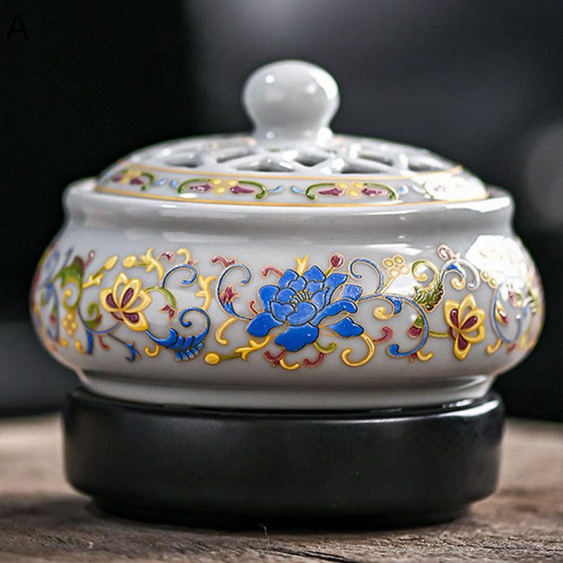 香炉 電子アロマセラピー炉 茶道具 アロマストーブ お香皿 陶器 香道具 お香パウダーエッセンス時間設..