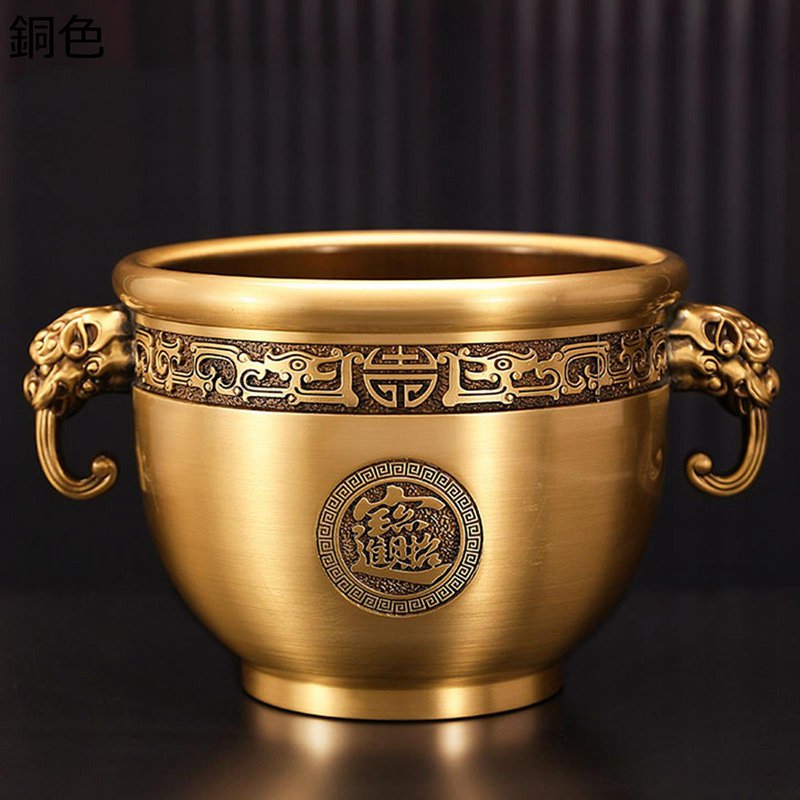 仏壇用香炉 お香立て 線香立て 銅製 招財 財運 金運アップ 風水グッズ 香炉皿 置物 お香入れ お香たて ..