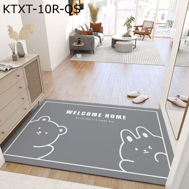 ラグマット カーペット 可愛い柄 センターマット PVC革 拭ける 撥水 抗菌 汚れ防止 防滑 床保護 厚い ..