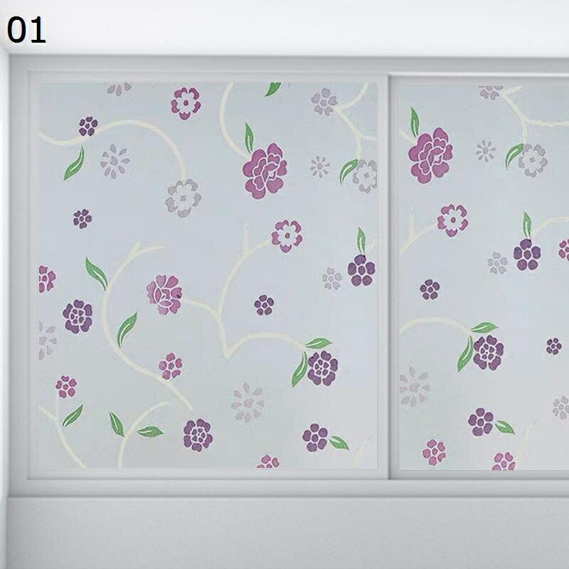 窓ガラスフィルム目隠しシート花柄窓...