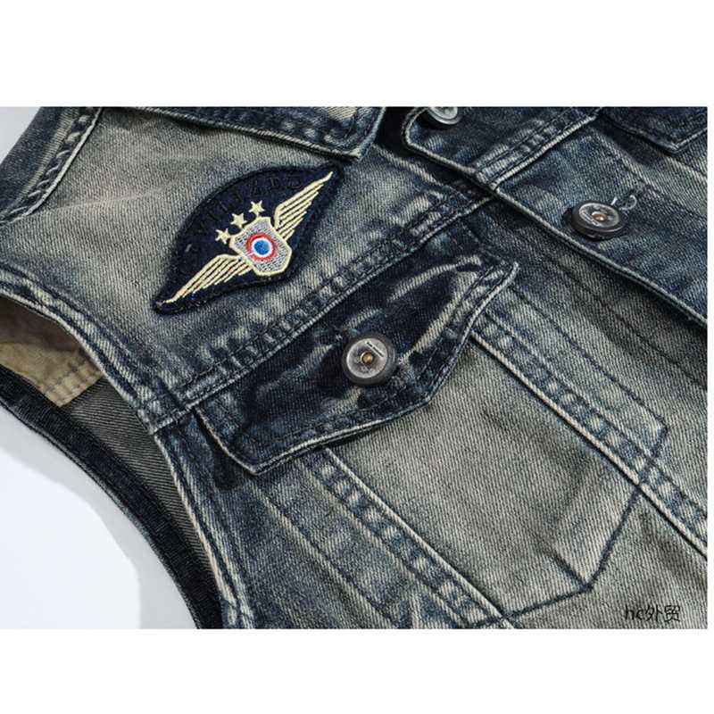 デニムベスト ジージャン 多機能 チョッキ ジレベスト メンズ 大きいサイズ 着痩せ ワークベスト 袖無しジャケット お洒落 作業用 ウォッシュ加工 カメラマン 前開き ポケット付き かっこいい 春秋