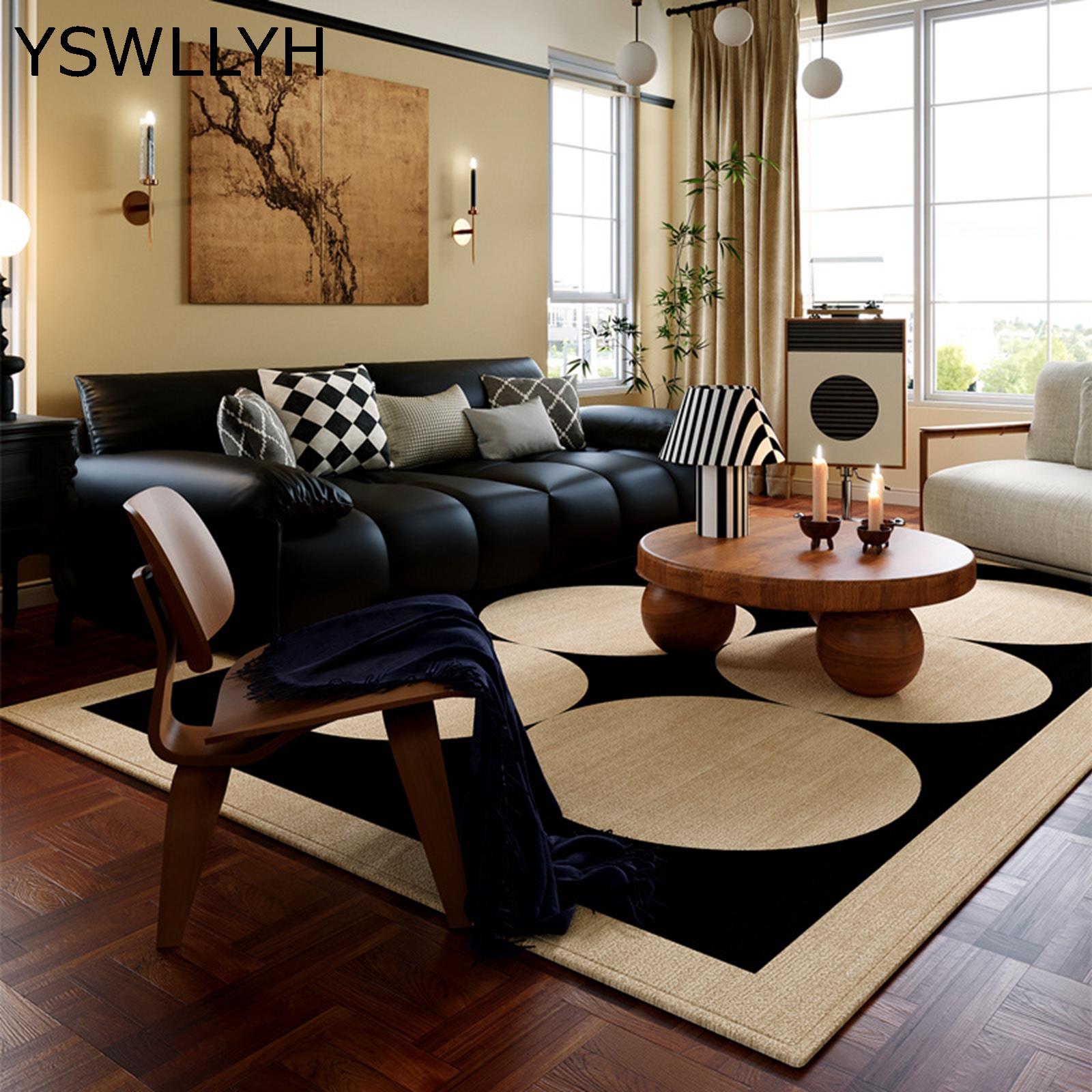 センターマット 大判 カーペット レトロ ラグ へこみ防止 防臭加工 防滑 耐摩耗性 掃除易い 吸水 オシャレ やわらか モダン空間 和室 洗える お手入れ簡単 室内 ベッドルーム 屋内