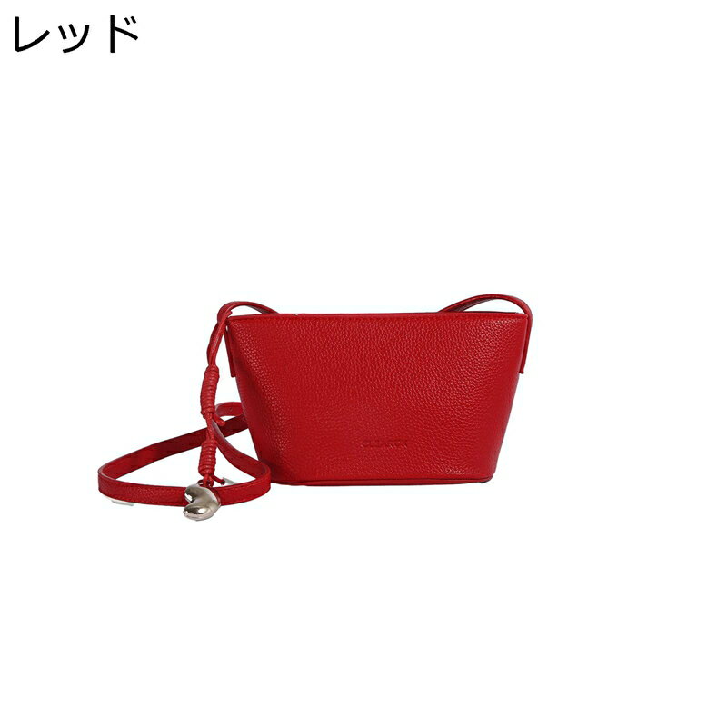 ショルダーバッグ レディース 2WAY 斜めがけ 小さい PU革 ワンショルダー バケツ型 軽量 防撥水 丈夫 自立 大人可愛い かばん カバン ママバッグ お仕事 結婚式の包み 就職祝い スマホ(4)