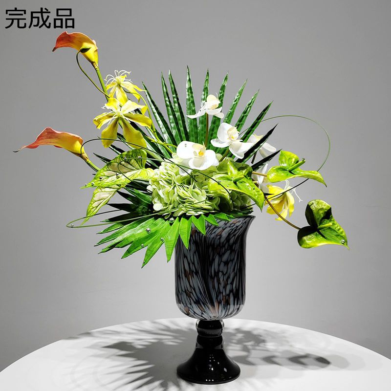 造花 フェイクグリーン フラワーアレンジメント インテリア 絹布 造花セット 卓上 田園風 綺麗 繊細な..