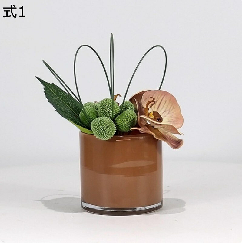 フェイクフラワー 胡蝶蘭 造花アレンジ 生け花 インテリア 玄関 人工観葉植物 花瓶挿し 北欧 リアル 茂..