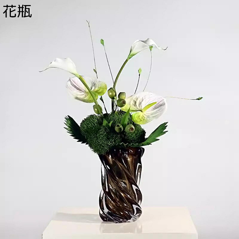 造花 クワイ フェイクフラワー フラワーアレンジ インテリア ガラス花瓶 造花セット 卓上 和モダン リアル 茂る外観 耐候 ディスプレイ用 造園 店舗 カフェ 喫茶店 撮影用小物 新築 お手入れやすい