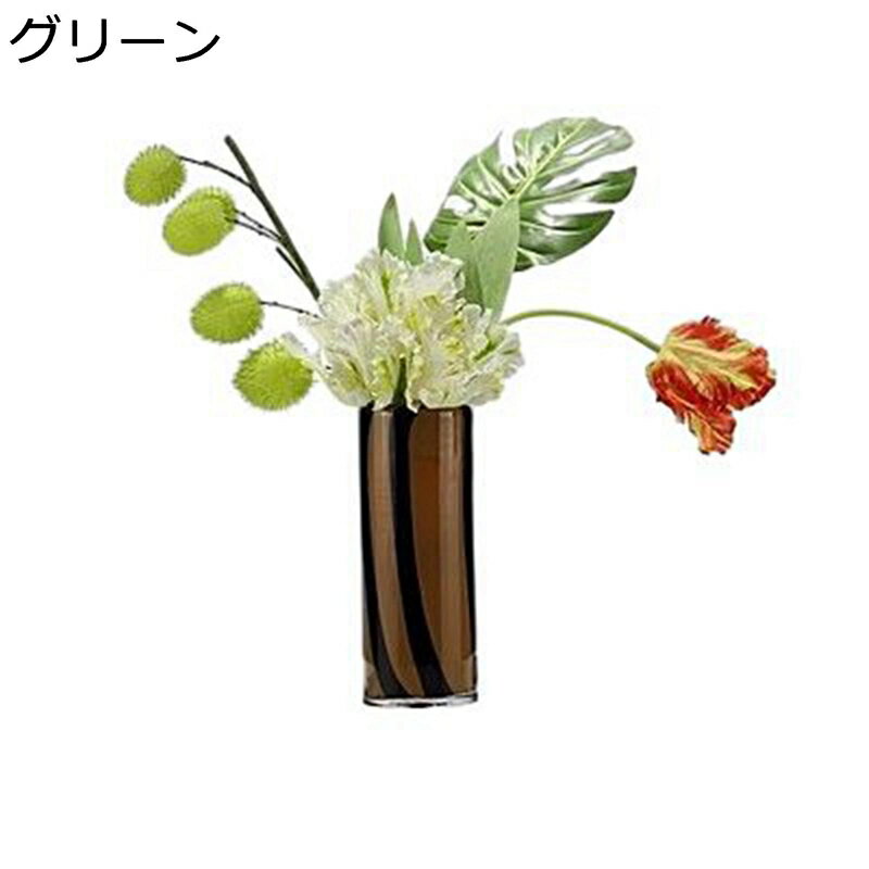 フェイクフラワー モンステラ 造花アレンジ 生け花 インテリア 造園 人工観葉植物 ガラス 花瓶 和風 リアルな外観 店舗 カフェ 喫茶店 耐退色 屋内 洗面所 客間 お祝い リベーション 世話不要