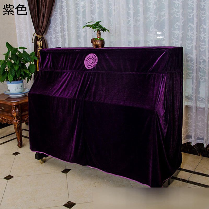 ピアノカバー ピアノ掛け オールカバー 多機能 ベルベット調 標準直立型ピアノ用 北欧風 無地 エレガント 傷防止 ピアノ布 防塵掛け ピアノタオル ヴィンテージ おしゃれ