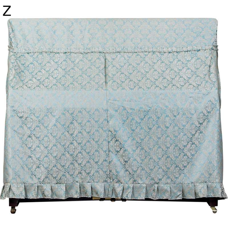 ピアノカバー ピアノ掛け フルカバー 標準直立型ピアノ用 アップライト 総柄 ピアノタオル インテリア シンプル 欧米風 エレガント 防塵用 ほこり防止タオル 布