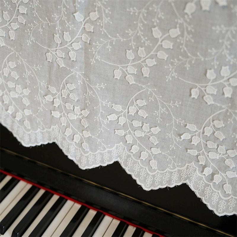ピアノカバー ピアノ掛け アップライト トップカバー 標準直立型 ピアノ用タオル 電子ピアノ適用 多機能 ナチュラル 防塵用 傷防止 ピアノ布 優雅 北欧風 ほこり防止 インテリア