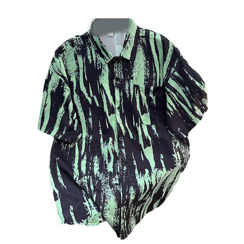 夏 半袖シャツ 総柄 メンズ アロハシャツ カジュアル M-8XL トップス 男女兼用 開襟 形態安定 防皺 通..