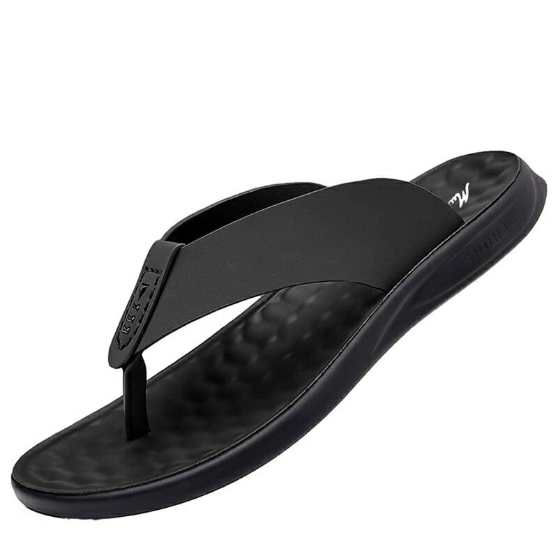 スリッパ トングサンダル メンズ 革サンダル ビーチ 牛革 レザー 外履き サマー 鼻緒付き 軽い 日常 滑..