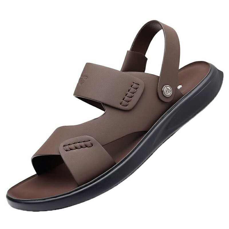 サンダル メンズ 2way スリッパ レザー 男性サンダル 春夏 本革 オフィススリッパ レザー スポーツ 軽..