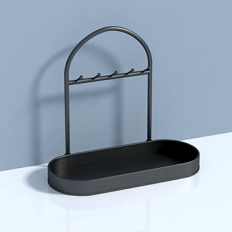 キースタンド 鍵置き 鍵ホルダー 玄関収納 フック付き 小物ケース キャッシュトレイ コイントレイ 化粧..