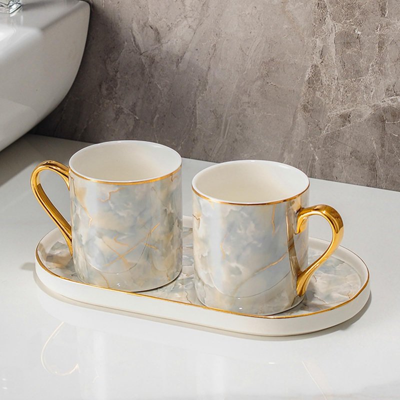 セラミック バスルームアクセサリーセット ホテル用 バスルームタンブラー ディスペンサー 石鹸皿 歯ブ..