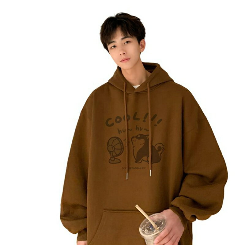 プルオーバー フード付き パーカー スウェットパーカー ハスキー柄 メンズ 秋 長袖 おしゃれ トレーナ..