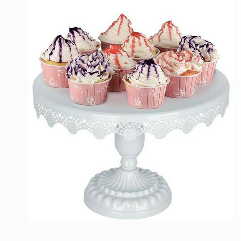 ケーキディスプレイスタンド 鉄ラウンドケーキスタンド 台座デザートホルダー カップケーキ ケーキトレ..