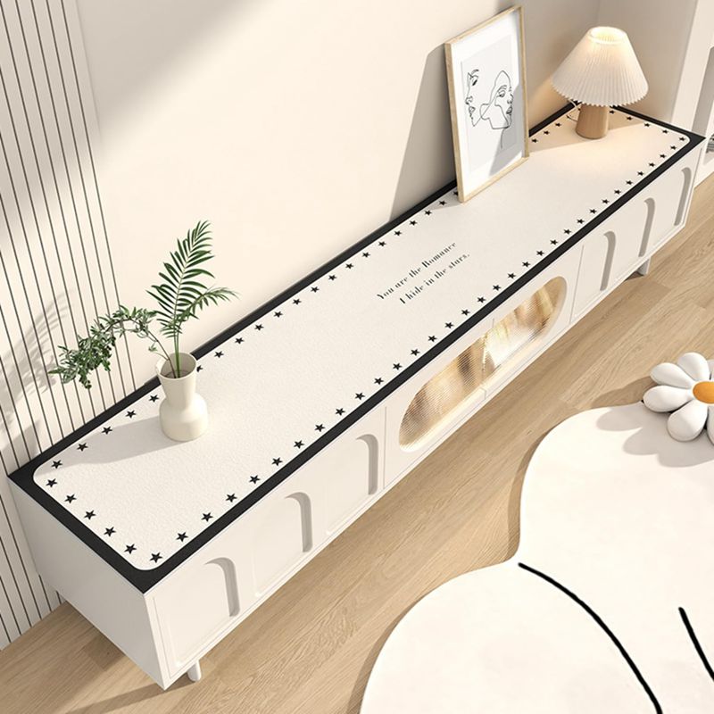 モダン ロング テーブルクロス デスクマット PVC テーブルマット テーブル飾り 35*220cm 北欧風 防水 ..