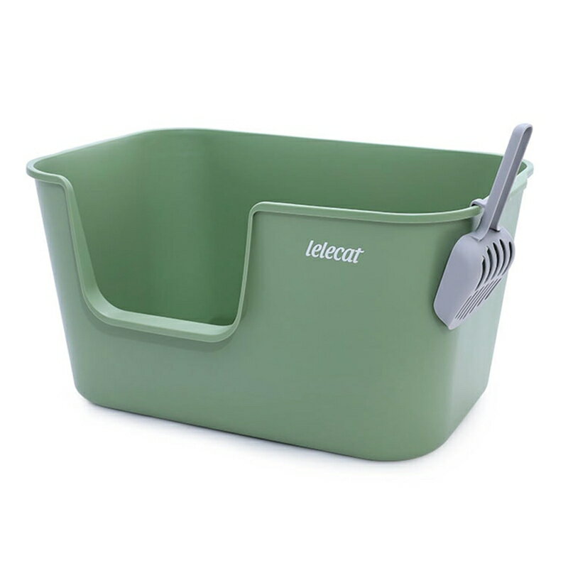 猫用トレー 大きいサイズ 15kg以下の猫用 猫砂トレイ 大容量 半密閉型 床を保護し足を乾燥させ ステッ..