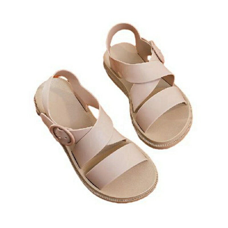 クロスサンダル ミュール レディース ぺたんこ グラディエーター PVC サマーサンダル ヒールなし かわ..