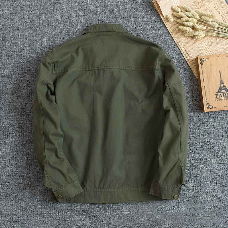 マウンテンジャケット メンズ カジュアルジャケット 綿100 ショート丈 防水 防寒防風 アウター 長袖 マルチポケット ジップ ミリタリー ファッション アメカジ 原宿風 ストリート系 春秋冬物