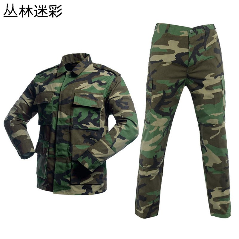 上下セット メンズ サバゲー 作業着 ミリタリージャケット BDU ハニカム迷彩 戦闘服 撥水 吸汗 速乾 マルチポケット アメカジ アウトドア 登山 タクティ...