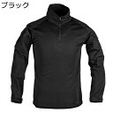 コンバットシャツ メンズ G3 tシャツ ハーフジップ サバゲー 作業服 戦闘服 ストレッチ 通気 速乾 メッシュ脇 マルチポケット アメカジ カジュアル アウトドア 工場 ワークウェア 迷彩服
