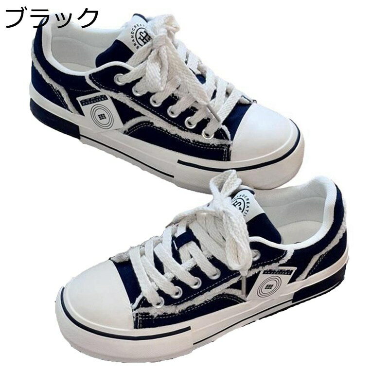 　　　 ◆◇◆人気の秘密◆◇◆ 【キャンバス素材】快適なキャンバス素材を採用され、通気性が良く、吸収性や発散性に優れており、防菌防臭機能を揃えています。 【レースアップ調節】靴紐付く、脱ぐ履きやすいと快適な使用体験を差し上げます。デザイン性...