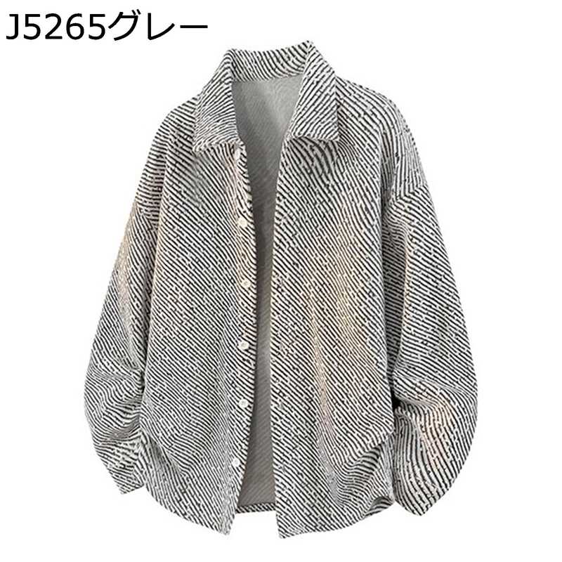 楽天kcreateジャケット メンズ シャツ 長袖 大きいサイズ ボタン付き 日系 ヴィンテージ アウター コート 通気性 防風性 ステンカラー ファッション ゆったり オシャレ 春夏秋冬 ウォーキング 職場 仕事着 普段着