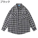 ネルシャツ チェック柄 シャツ 長袖 メンズ 開襟 綿麻 カジュアル アウター ボタンダウン 厚手 気持ちいい ゆったり ワイシャツ ファッション イベント 通...