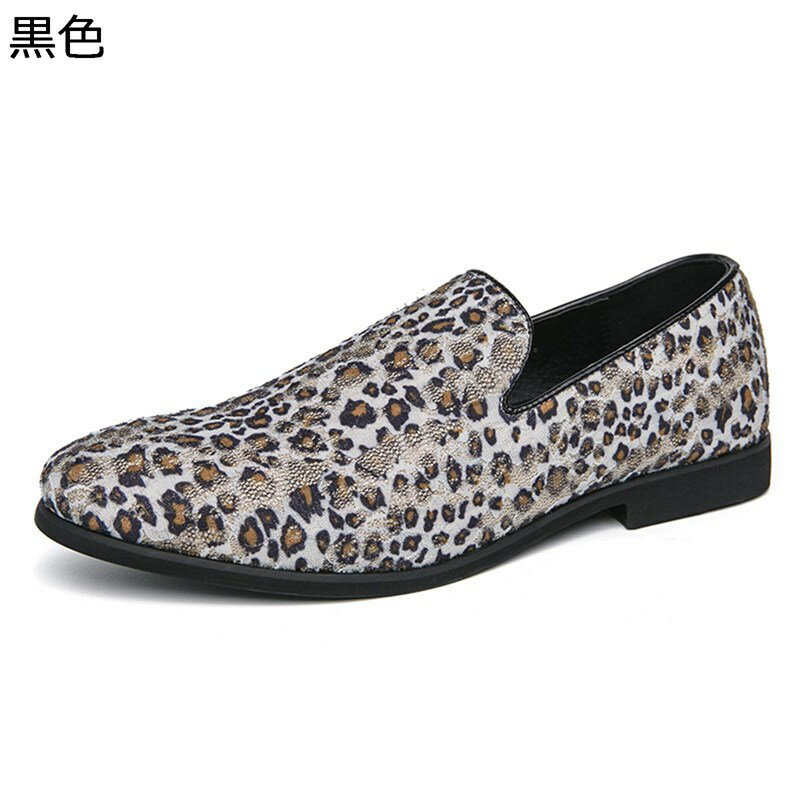 モカシン ヒョウ柄 豹 カジュアルシューズ ドライビングシューズ スリッポン 紳士靴 メンズ ローファー 個性的 印象派 ホスト系 お兄系 男性靴 春夏靴 秋冬用 歩きやすい 軽量 消臭 抗菌 コンフォート