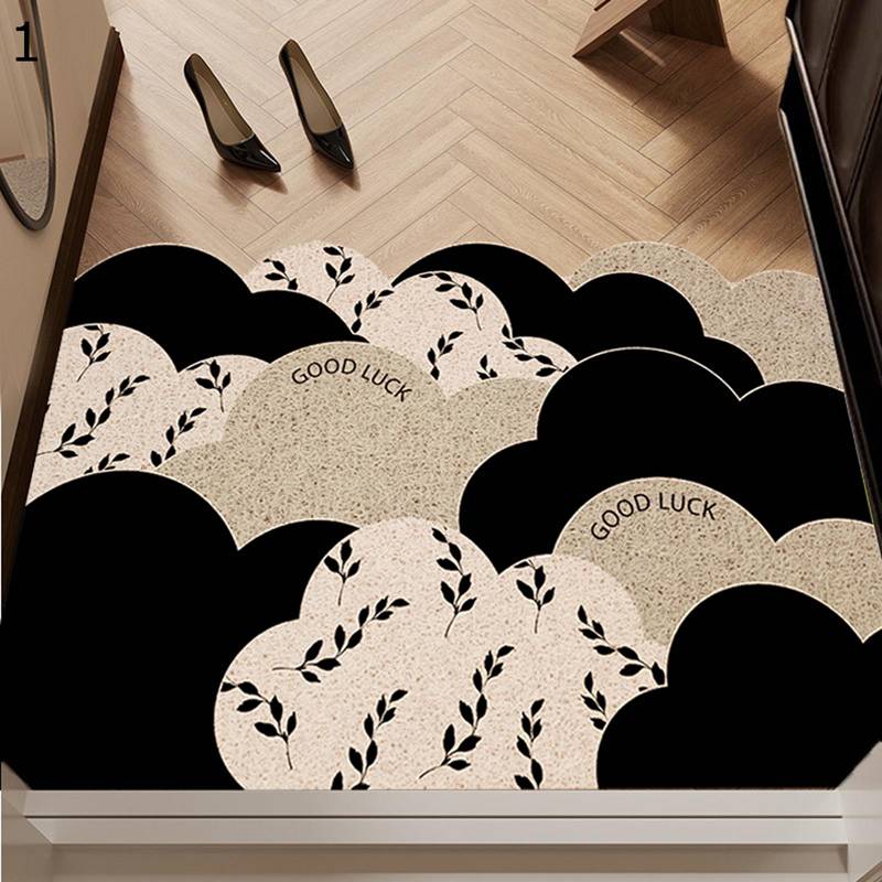 玄関マット カーペット 屋外 室内 北欧 洗える 入口マット 足ふきマット 泥除け 大判 140*200cm すべり止め 異形 耐水 カット ウォッシャブル 軽量 ラバー コイルマット 出入り口マット 掃除易い 屋内