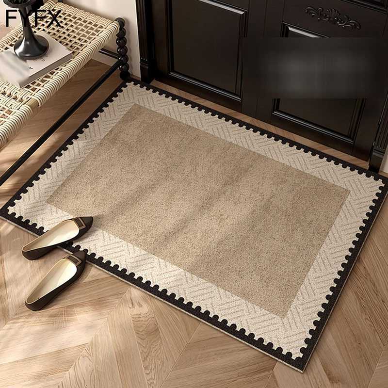 玄関マット キッチンマット フロアマット 長方形 pvc 北欧風 室内・屋外 オシャレ 大判 防滑 除塵 耐磨..