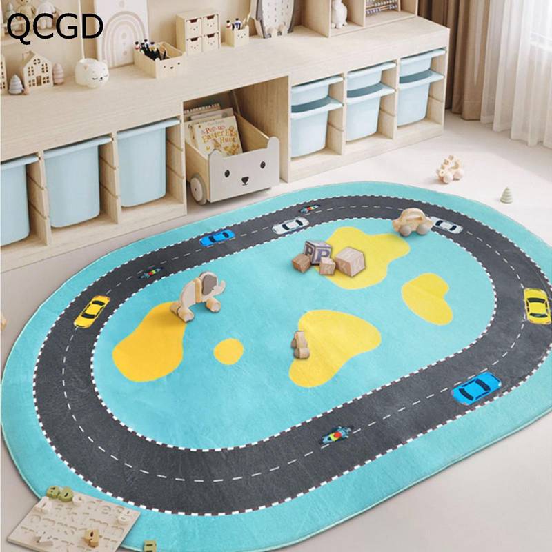 センターマット 大判 ラグマット 子供部屋 モダン 抗菌防臭 防音 良い肌触り 滑り止め付 洗える 心地良..