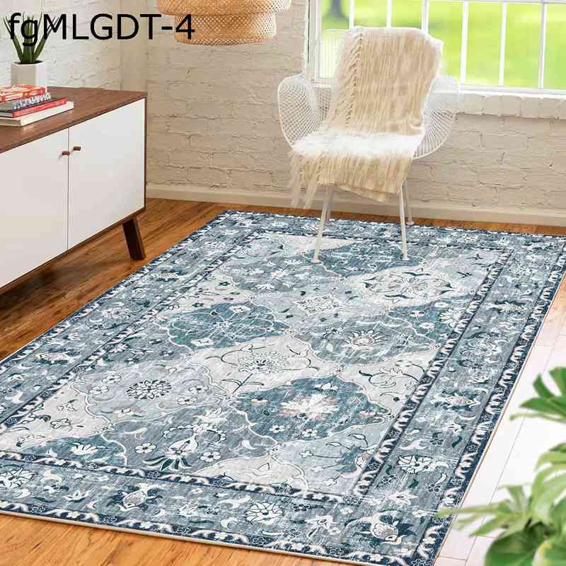 リビング 大判 センターカーペット ラグマット ペルシャ? エスニック系 アンティーク レトロ花柄 防滑 柔らかい 触さよい 踏み心地良い 厚手 防音効果 丸洗い 大きめ 洋室 ペット対応 居間用