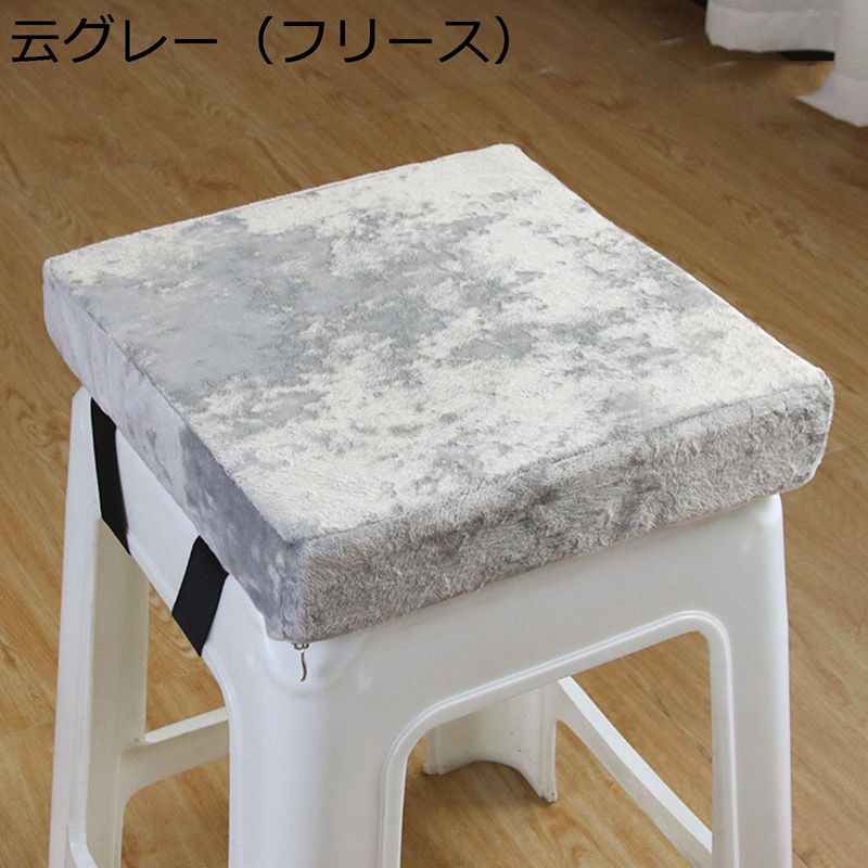 座布団 冷感 クッション 四角 スクエアタイプ 椅子用 シート 腰痛改善 リビング 自宅 オールシーズン 在宅勤務 楽な姿勢 汚れ目立ちにくい シンプル 無地 コジット 軽量 長時間 年間使える