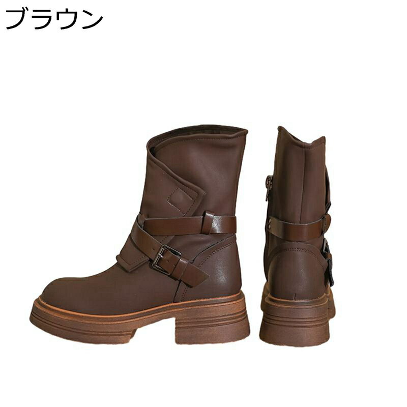 ジョッキーブーツ ラウンドトゥ ロングブーツ レディース レザー 膝丈 PU コンフォート 防滑 防水 おしゃれ お出かけ 秋冬 就活 フォーマル オフィス 入学式 通気性 耐久性 四節着用